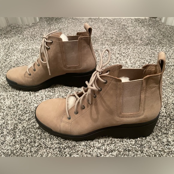 Eileen Fisher boots with faux fur Size 8 - Picture 4 of 8